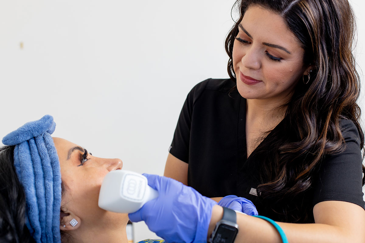 woman during in Lumecca IPL
